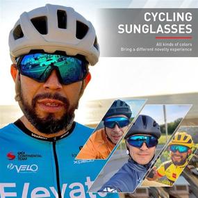 img 3 attached to Enhance Your Performance with KAPVOE TR90 Polarized Cycling Glasses - Perfect Women's and Men's Sports Sunglasses for Running, MTB Biking, and More!