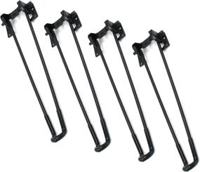 img 4 attached to 🪜 Geesatis Hairpin Table Legs: 4 PCS Foldable Heavy Duty Metal Legs for Furniture DIY Projects