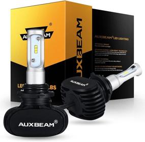 img 4 attached to 🔦 Auxbeam 9006 HB4 LED Bulbs: Ultra Bright 8000LM Per Set 6500K Fog Light Bulbs, Noiseless & Fanless Design – Pack of 2