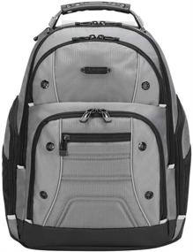 img 4 attached to 🎒 Targus Drifter II Backpack: Durable & Water Resistant Design Ideal for Business Professionals & Commuters, with Large Compartments, Hidden Zip Pocket, Protective 17-Inch Laptop Sleeve, in Gray (TBB23904GL)