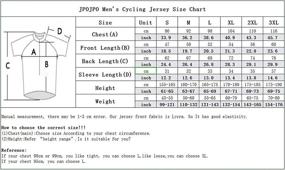 img 2 attached to JPOJPO Cycling Jersey Pockets Reflective Sports & Fitness
