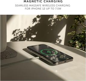 img 2 attached to Native Union Snap Magnetic Wireless Charger with MagSafe for iPhone 12/12 Mini / 12 Pro / 12 Pro Max – 15W Fast-Charging – 10ft / 3m USB-C Cable – Qi-Compatible (Cosmos)