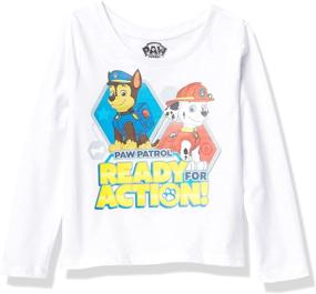 img 3 attached to Готовьтесь к приключениям с футболкой Paw Patrol для мальчиков с длинным рукавом.