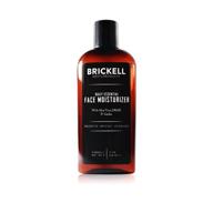 brickell men's daily essential face moisturizer: natural & organic men's fast-absorbing lotion with hyaluronic acid, green tea & jojoba - 4 ounce scented logo