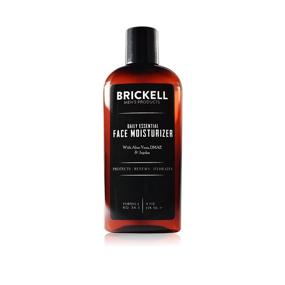 img 4 attached to Brickell Men's Daily Essential Face Moisturizer: Natural & Organic Men's Fast-Absorbing Lotion with Hyaluronic Acid, Green Tea & Jojoba - 4 Ounce Scented