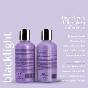 img 1 attached to 💙 Oligo Professionnel Blacklight Blue Shampoo & Conditioner 8.5oz Duo Bundle: Ultimate hair care for mesmerizing shine and vibrant color!