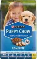 🐶 purina chicken-infused complete dry puppy food: puppy chow for optimum nutrition logo