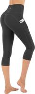 espidoo high waisted yoga pants for women - 🩳 tummy control workout leggings with pockets, ultra soft 4-way stretch логотип