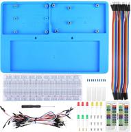 🔌 uniroi raspberry pi rab holder breadboard kit: ultimate circuit board set for arduino, raspberry pi 4b/3b/2b, mega 2560 & more (52 items) логотип