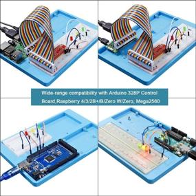 img 1 attached to 🔌 UNIROI Raspberry Pi RAB Holder Breadboard Kit: Ultimate Circuit Board Set for Arduino, Raspberry Pi 4B/3B/2B, Mega 2560 & More (52 Items)