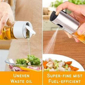 img 1 attached to 🍶 KooPower Oil Sprayer: Food-Grade Olive Oil Spray Bottle for Cooking, Salad, BBQ & More!