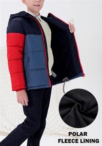 img 2 attached to 🧥 Stay Warm in Style: Maoo Garden Cotton Padded Winter Windproof Boys' Clothing