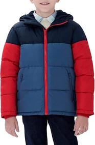 img 4 attached to 🧥 Stay Warm in Style: Maoo Garden Cotton Padded Winter Windproof Boys' Clothing