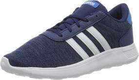 img 4 attached to Boys' Adidas Racer Sneaker in Black and White – Shoes and Sneakers