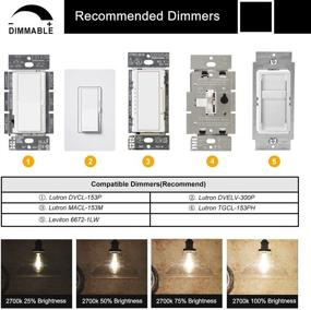 img 1 attached to CRLight Dimmable Incandescent Equivalent Double Layer