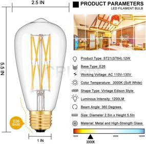 img 2 attached to CRLight Dimmable Incandescent Equivalent Double Layer