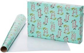 img 1 attached to 🎁 Premium Papyrus Christmas Wrapping Paper: Festive Santa Toss, Holiday Friends, and Peace on Earth (3 Pack)