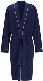 img 3 attached to 🛀 Luxurious HOLOVE Cotton Robes: Exquisite Lightweight Bathrobes for Unmatched Comfort