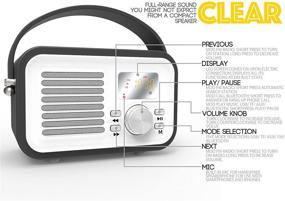 img 1 attached to 🔊 Винтажная акустическая система Surround Sound с Bluetooth от HotNCold - Беспроводной бумбокс для iPad, iPhone, Samsung, Nexus и других музыкальных проигрывателей - Подходит для использования на открытом воздухе