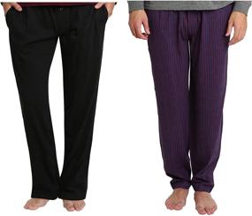 img 4 attached to 👔 Burgundy Stripe SleepHERO Pajama Jammies for Men - Clothing and Sleep & Lounge