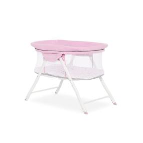 img 4 attached to Dream On Me Poppy Traveler Portable Bassinet In Purple And Pink