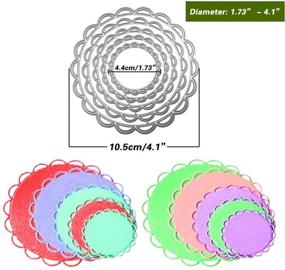 img 3 attached to TuNan Embossing Scrapbook Decoration Template Scrapbooking & Stamping