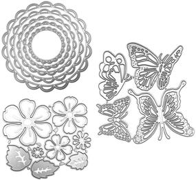 img 4 attached to TuNan Embossing Scrapbook Decoration Template Scrapbooking & Stamping