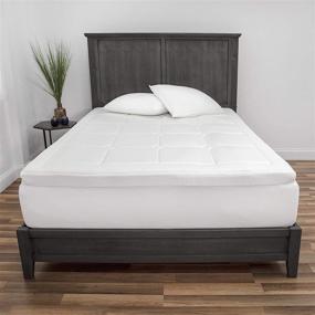 img 3 attached to Enhance Your Sleep with SensorPEDIC 3 in Euro Majestic Mattress Topper - Queen, White