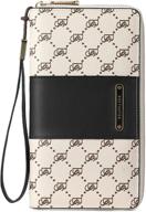 bostanten leather wallets blocking wristlet women's handbags & wallets logo
