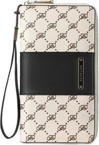 img 4 attached to BOSTANTEN Leather Wallets Blocking Wristlet Women's Handbags & Wallets