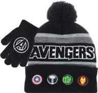 marvel avengers winter toddlers mittens boys' accessories for cold weather logo