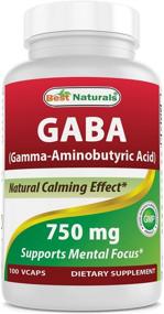 img 4 attached to Best Naturals Gaba Veggie Caps