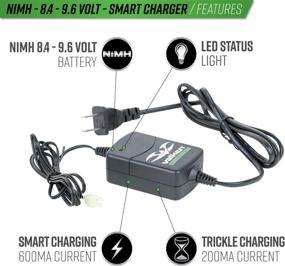 img 3 attached to 🔋 Valken Airsoft NiMH Smart Battery Charger: 8.4V-9.6V - Quick & Efficient Charging Solution