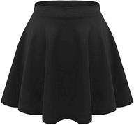 👗 loxdonz stretchy pleated charcoal girls' skirts & skorts: a versatile clothing choice logo