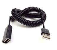 🔌 10ft coiled spring usb cable by qaoquda logo