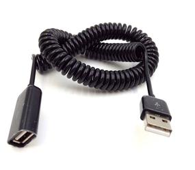 img 4 attached to 🔌 10FT Coiled Spring USB Cable by Qaoquda