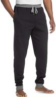 👖 hanes mens waffle knit jogger: stylish & comfy loungewear for men logo