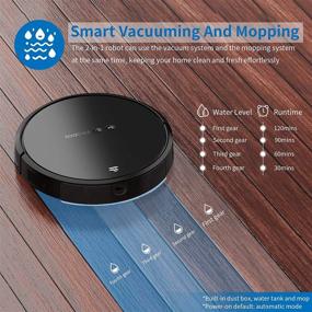 img 3 attached to 🤖 TECBOT S1 Pro Robot Vacuum Cleaner with Mopping - 2-in-1 Combo for Pet Hair, Hard Floors, and Low Pile Carpet - Self-Charging, 2000 Pa - Alexa/App Enabled