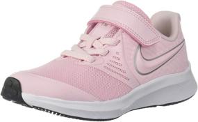 img 4 attached to 👟 Boys' Metallic Silver Nike Runner Sneaker Shoes and Sneakers