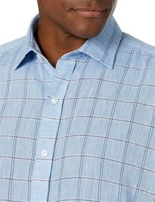 img 2 attached to MEN'S Casual Dress Shirt with BUTTONED Spread Collar - Clothing