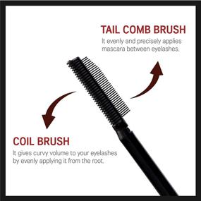 img 2 attached to Korean Carbon Black Mascara for Volume and Length - Create Dramatic Thick and Dark Eyelashes with our Root-to-Tip Brush - Waterproof and Nourishing Formula with Panthenol and Keratin - 0.81 oz