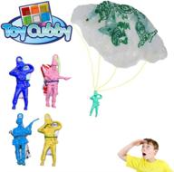 🪂 cubby assorted color vinyl paratroopers: fun and colorful skydivers for endless entertainment! logo
