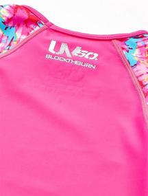 img 3 attached to 👙 Protective Swimwear for Girls: Speedo Long Sleeve UV Swim Shirt and Rashguard Set