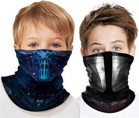 img 1 attached to Spider Gaiter Animal Cosplay Shields Boys' Accessories in Cold Weather