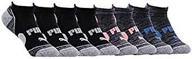 🧦 puma no show women's socks: moisture control, mesh ventilation, 8 pair set (hot pink, turquoise, grey) логотип