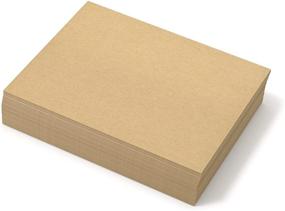 img 2 attached to 🛠️ Craft Chipboard Sheets 8.5" x 11" - Pack of 100, 22 Point Kraft Board Sheets for DIY Projects - Superior to MDF Board and Cardboard Sheets