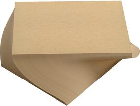 img 1 attached to 🛠️ Craft Chipboard Sheets 8.5" x 11" - Pack of 100, 22 Point Kraft Board Sheets for DIY Projects - Superior to MDF Board and Cardboard Sheets