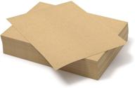 🛠️ craft chipboard sheets 8.5" x 11" - pack of 100, 22 point kraft board sheets for diy projects - superior to mdf board and cardboard sheets логотип