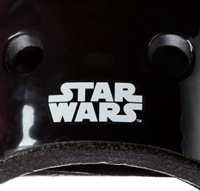 img 1 attached to 🖤 Black Bell 7071185 Star Wars 2D Darth Vader Helmet for Youth - Ideal for Multi-sport Activities