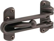 🔒 prime line swing bar lock - defender security u 10309 - steel, classic bronze finish логотип